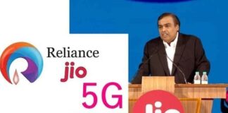 Reliance Jio 5G services in India