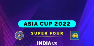 India vs Sri Lanka Asia Cup 2022